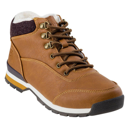 Camel-Dark Brown-Beige - Front - Hi-Tec Womens-Ladies Ladivi Walking Boots