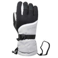 Grey Melange-Black - Side - Iguana Womens-Ladies Kano Ski Gloves