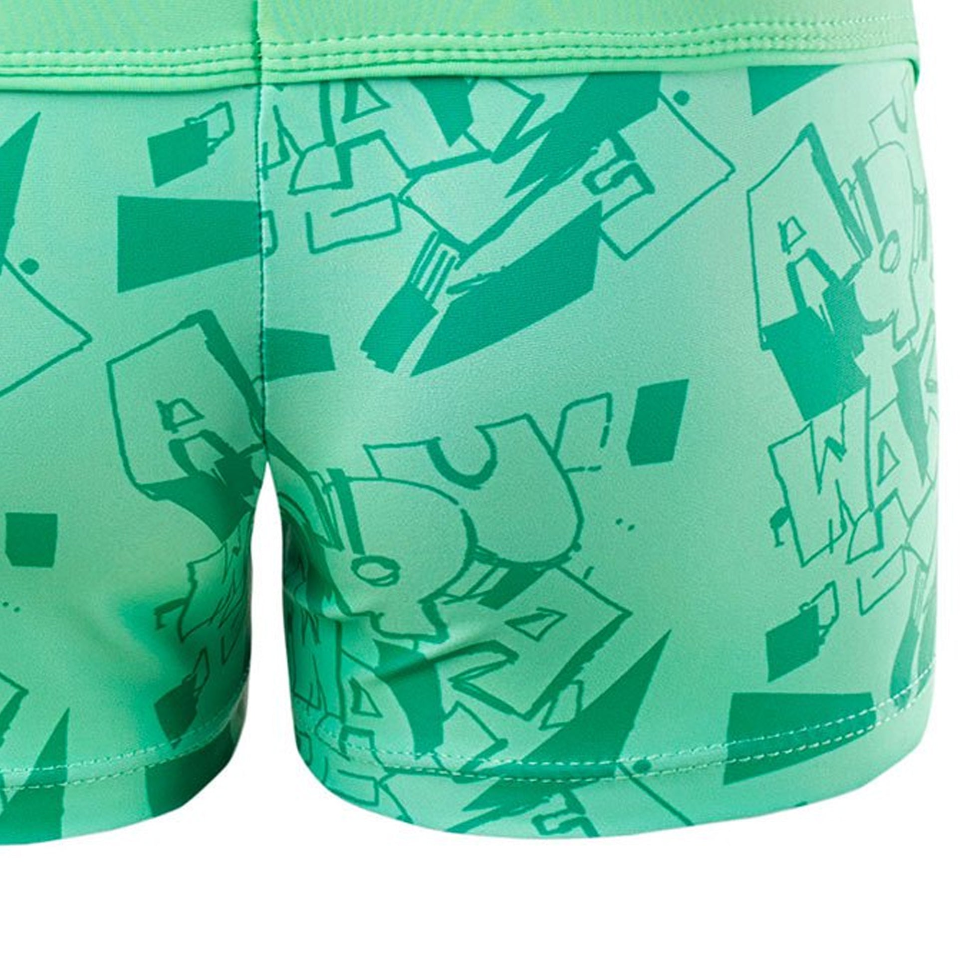 Spring Bouquet-Mint - Side - Aquawave Childrens-Kids Idaro Swimming Trunks