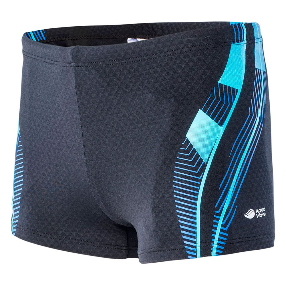 Black-Victoria Blue - Side - Aquawave Mens Carbo Swim Shorts
