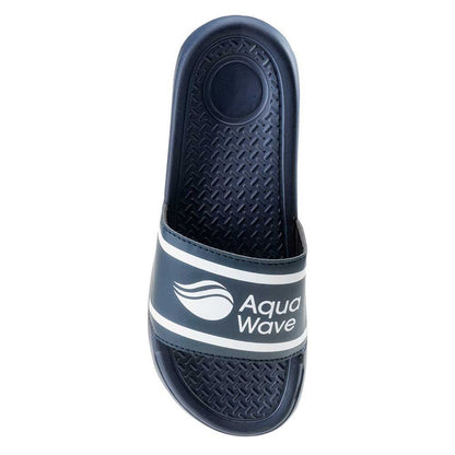 Navy-White - Side - Aquawave Womens-Ladies Arwedi Sliders