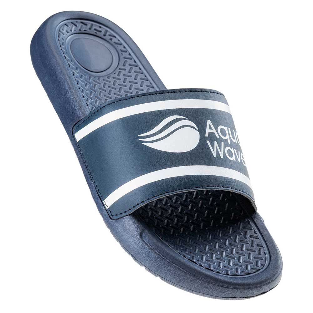 Navy-White - Pack Shot - Aquawave Womens-Ladies Arwedi Sliders