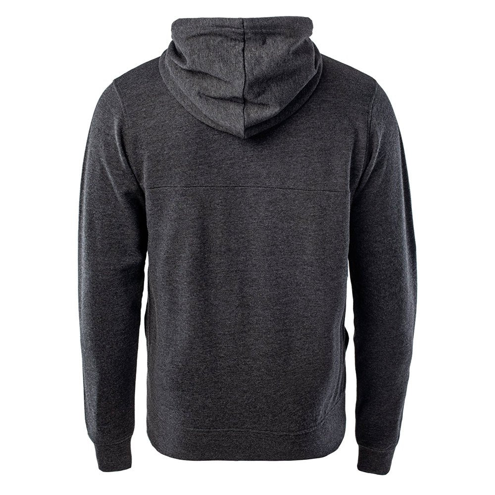 Black Melange - Back - Hi-Tec Mens Sabarin Full Zip Hoodie