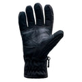 Black - Back - Hi-Tec Mens Lansa Logo Ski Gloves