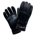 Black - Front - Hi-Tec Mens Lansa Logo Ski Gloves