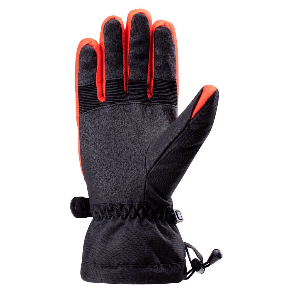 Black-Cherry Tomato - Side - Iguana Mens Alessio Ski Gloves