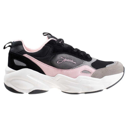 Black-Dark Grey-Pink - Lifestyle - Iguana Womens-Ladies Obenari Trainers