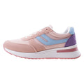 Powder Pink-Blue-Lavender - Pack Shot - Iguana Womens-Ladies Holmy Casual Trainers