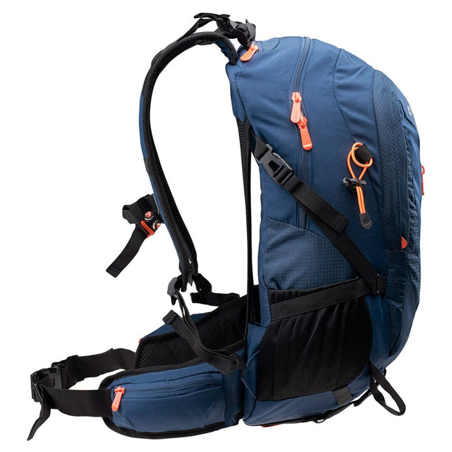 Dress Blue-Bright Marigold - Side - Hi-Tec Aruba Backpack