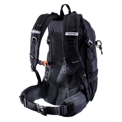 Black-Microchip - Back - Hi-Tec Aruba Backpack