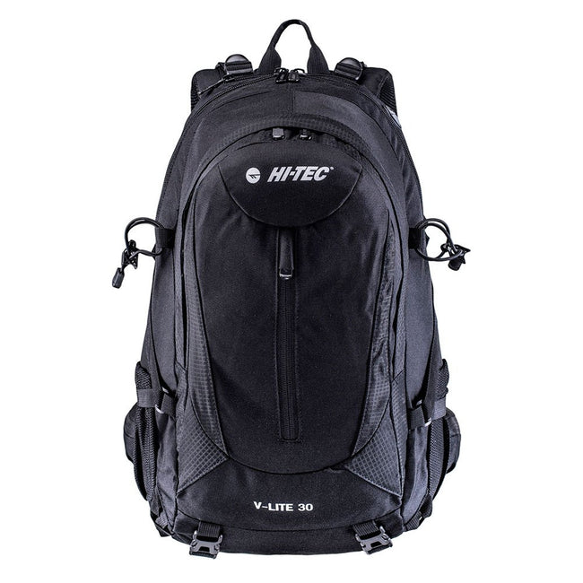 Black-Microchip - Front - Hi-Tec Aruba Backpack
