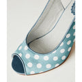 Mist Blue - Side - Joe Browns Womens-Ladies Sweet Thing Slingback Shoes