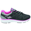 Black-Grey-Pink - Front - Gola Womens-Ladies Ice Trainers