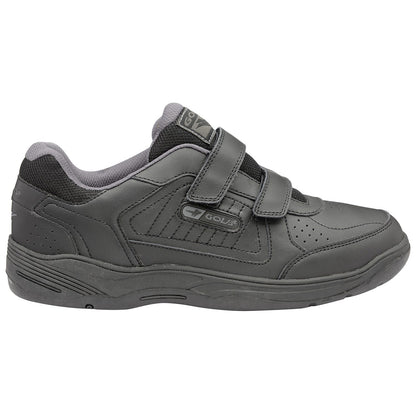 Black - Back - Gola Mens Belmont WF Wide Fit Trainers