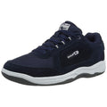 Navy - Front - Gola Mens Belmont Suede Leather Wide Fit Trainer