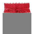 Red - Front - Krisp Womens-Ladies Lace Cinch Belt