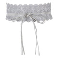 Silver - Front - Krisp Womens-Ladies Lace Cinch Belt