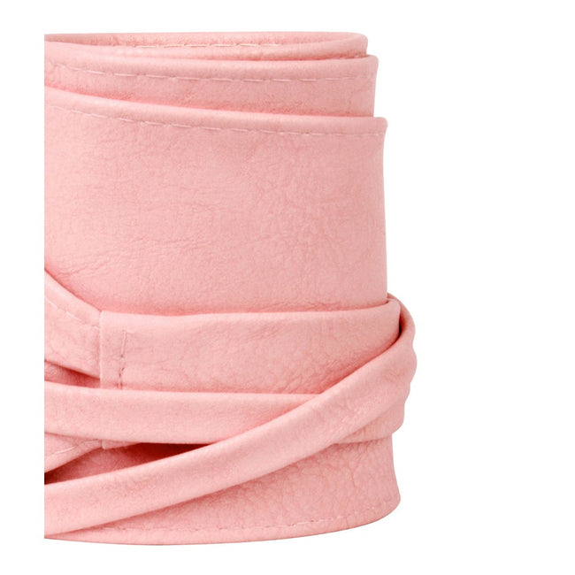 Pink - Lifestyle - Krisp Womens-Ladies Faux Leather Cinch Belt