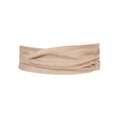 Taupe - Back - Krisp Womens-Ladies Faux Leather Cinch Belt