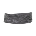 Charcoal - Back - Krisp Womens-Ladies Faux Leather Cinch Belt