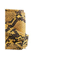 Mustard - Side - Krisp Womens-Ladies Snake Print Cinch Belt