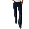 Black - Front - Krisp Womens-Ladies Mix and Match Bootcut Trousers