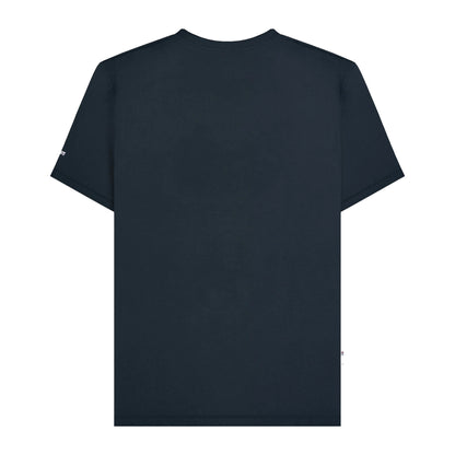 Navy - Back - Lambretta Mens Heritage SS25 Target T-Shirt