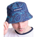 Navy-Khaki - Lifestyle - Lambretta Paisley Logo Bucket Hat