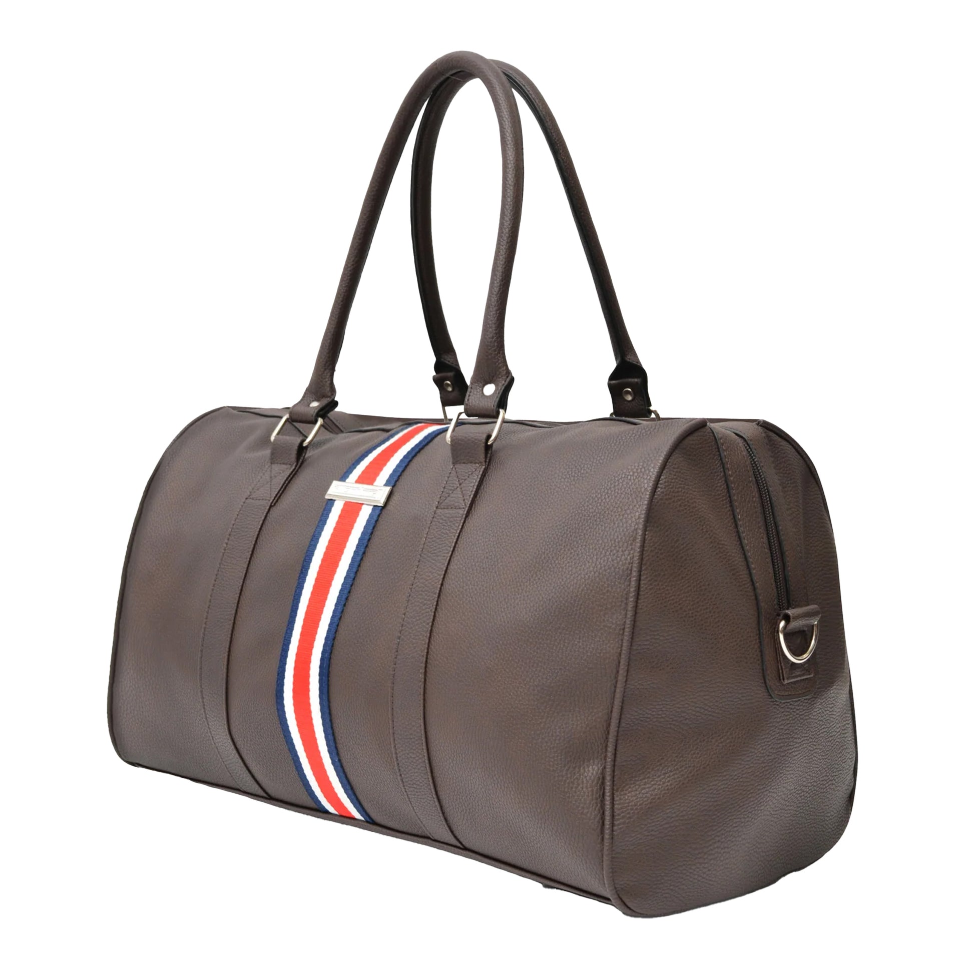 Brown - Side - Lambretta Vintage Weekend Bag