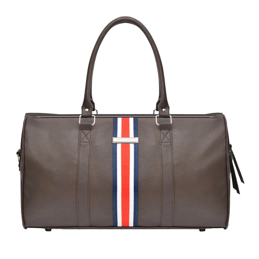 Brown - Front - Lambretta Vintage Weekend Bag