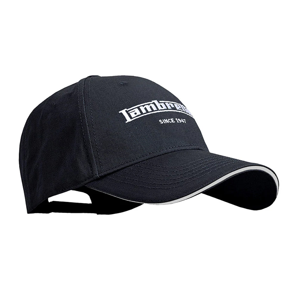 Black - Front - Lambretta Since 1947 Logo Baseball Cap