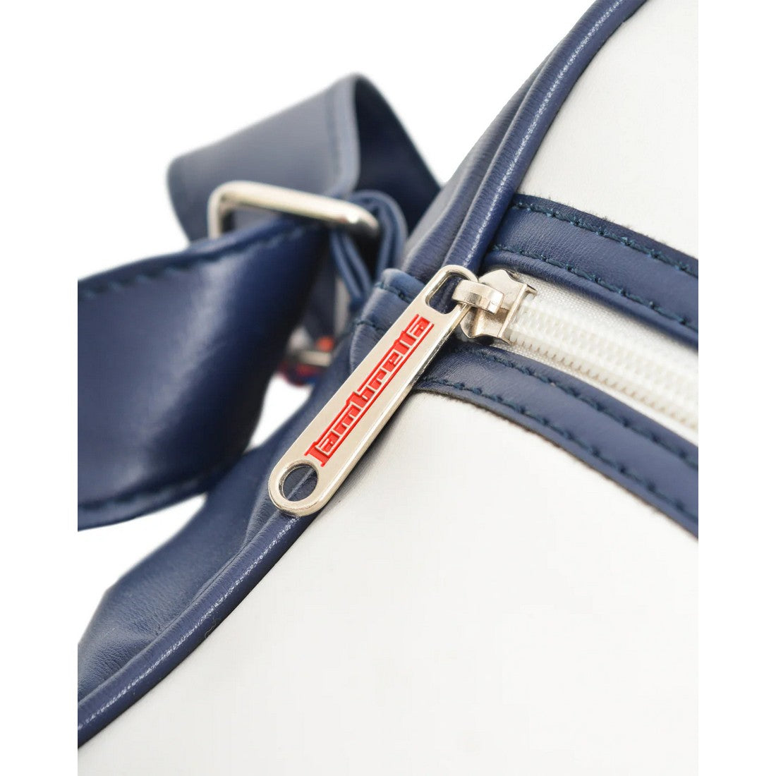 Navy-White - Pack Shot - Lambretta Unisex Adult Logo Cabin Bag