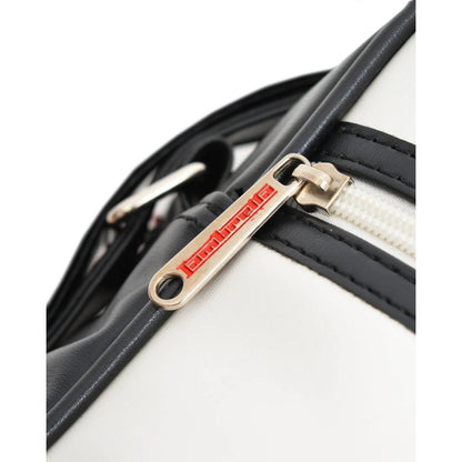Black-White - Pack Shot - Lambretta Unisex Adult Logo Cabin Bag