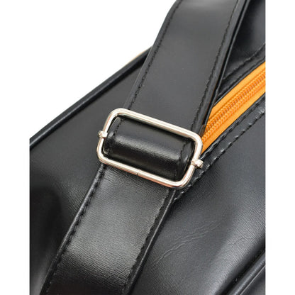 Black-Mustard - Lifestyle - Lambretta Unisex Adult Logo Cabin Bag