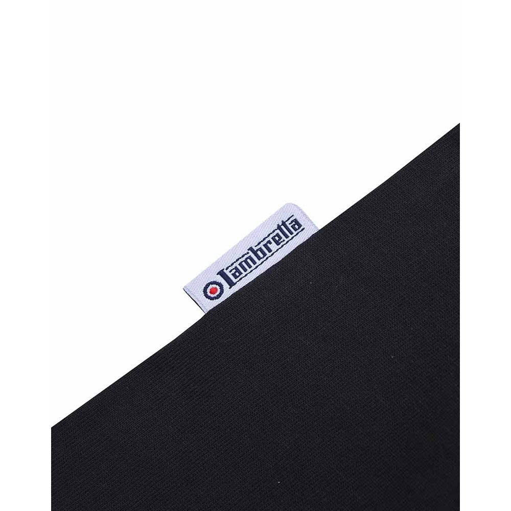 Black - Side - Lambretta Mens Two Tone Logo T-Shirt