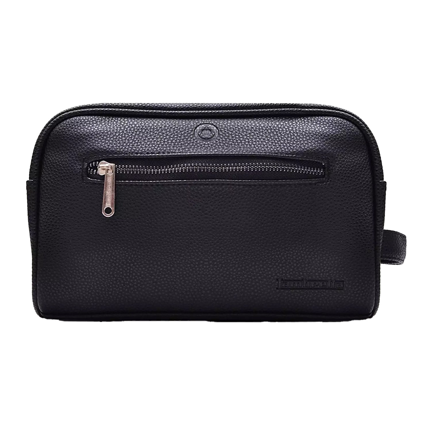 Black - Front - Lambretta Unisex Adult Target Badge Wash Bag