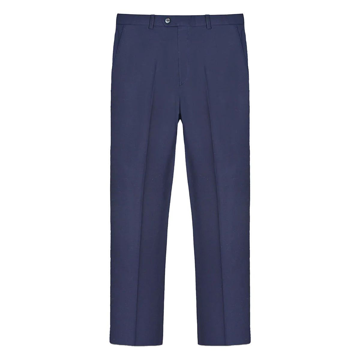 Navy - Front - Lambretta Mens Oscar Suit Trousers
