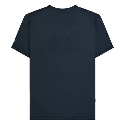 Navy - Back - Lambretta Mens Scooter Branded T-Shirt