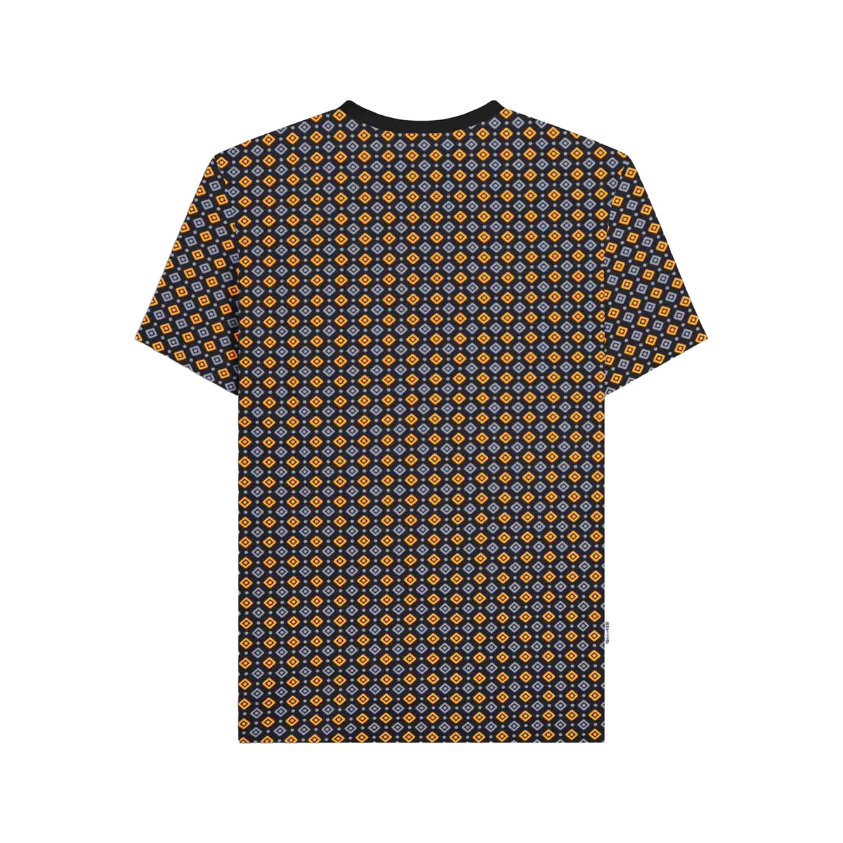 Black-Gold - Back - Lambretta Mens SS25 Geometric T-Shirt