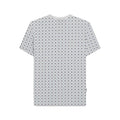 White-Smoke Blue - Back - Lambretta Mens SS25 Geometric T-Shirt