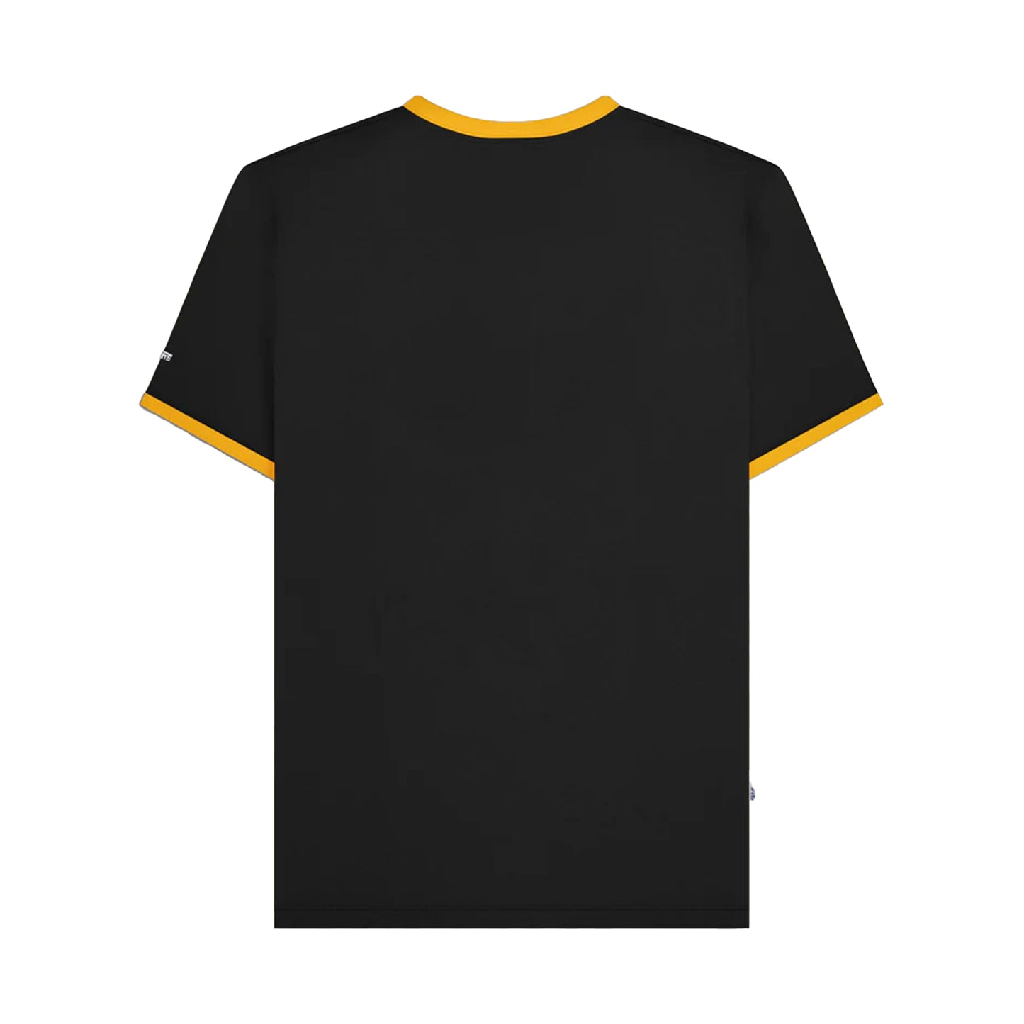 Black-Gold - Back - Lambretta Mens Target Ringer T-Shirt