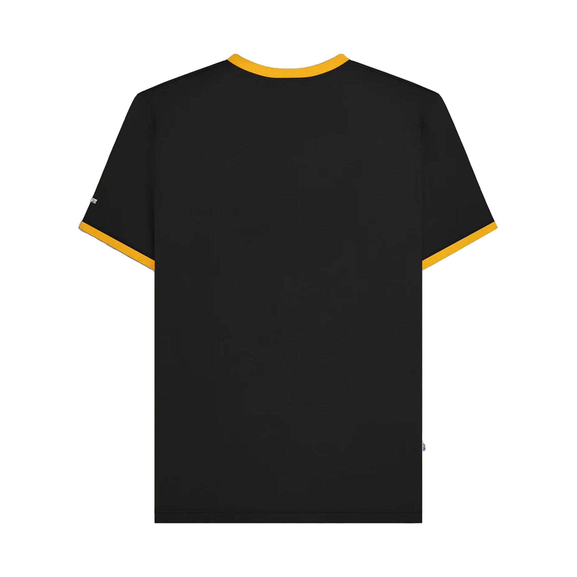 Black-Gold - Back - Lambretta Mens Target Ringer T-Shirt