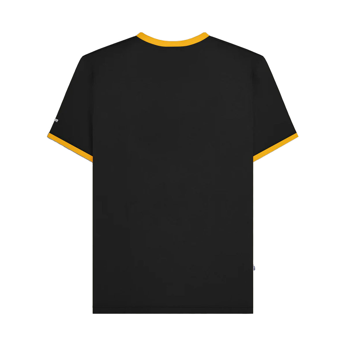 Black-Gold - Back - Lambretta Mens Target Ringer T-Shirt