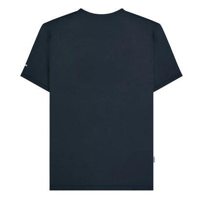 Navy - Back - Lambretta Mens Chevron Target T-Shirt