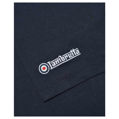 Navy-Gold - Side - Lambretta Mens Northern Soul T-Shirt