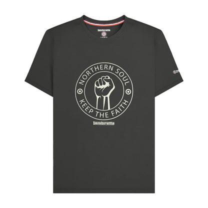 Iron - Front - Lambretta Mens Northern Soul T-Shirt