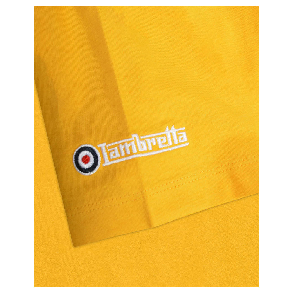 Gold - Side - Lambretta Mens Northern Soul T-Shirt