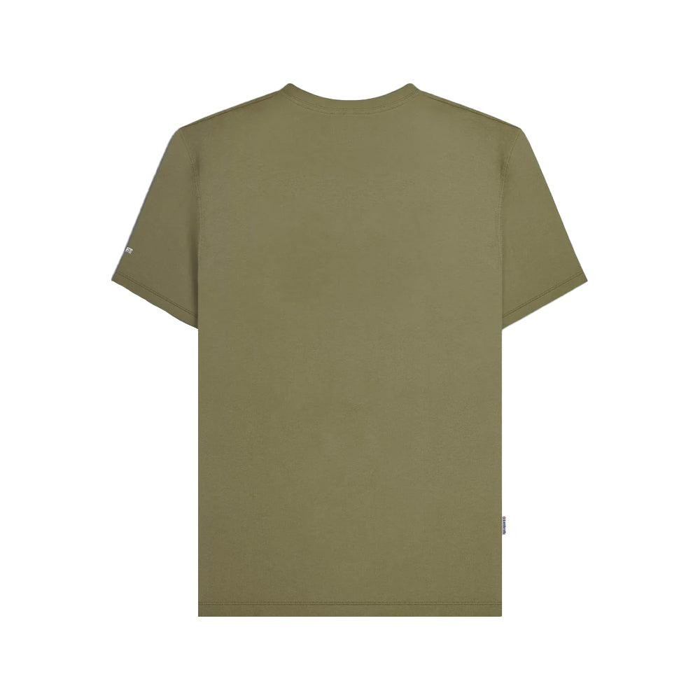 Khaki Green - Back - Lambretta Mens Northern Soul T-Shirt