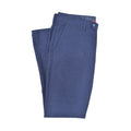 Navy - Side - Lambretta Mens Spencer Checked Suit Trousers