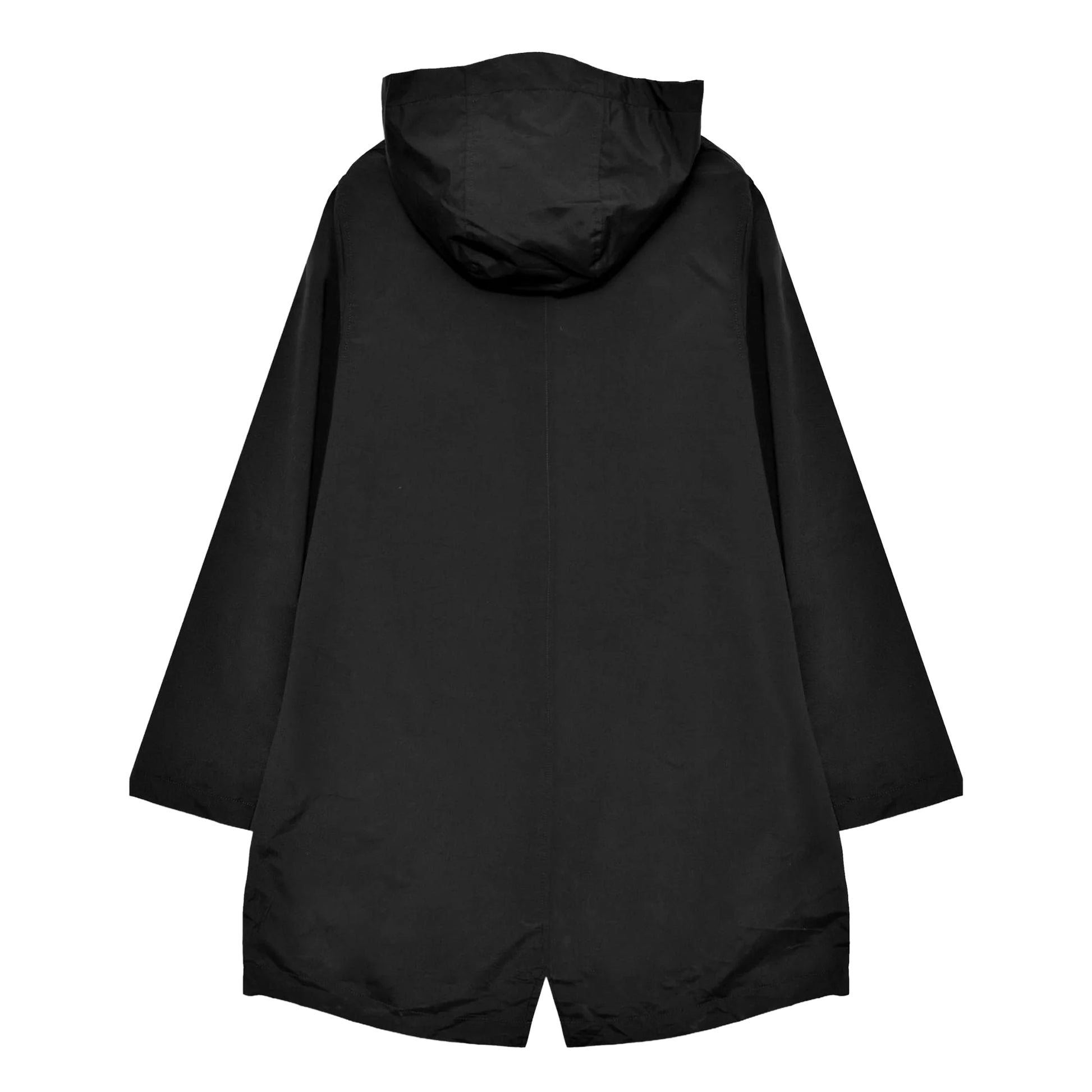 Black - Back - Lambretta Mens Mod Hooded Parka
